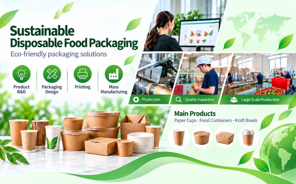 Sustainable Disposable Food Packaging - Eco-friendly packaging solutions